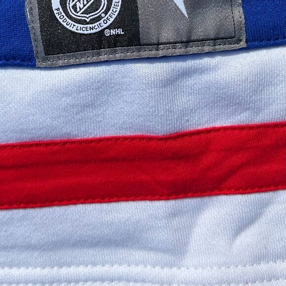 New York Rangers Fanatics Breakaway Lace Up Pullover Sz L NHL Hockey - Picture 4 of 10